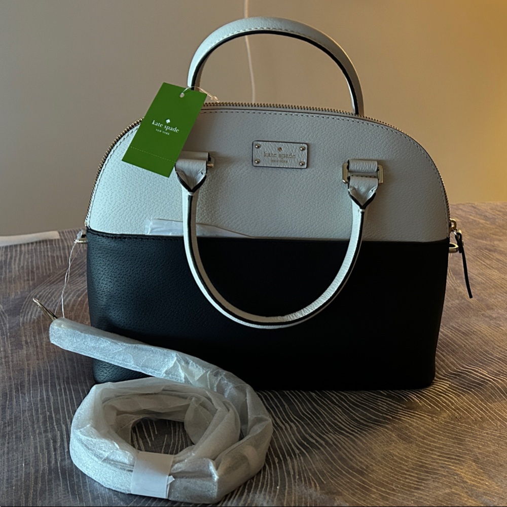 Kate Spade Black and White Satchel